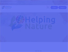 Tablet Screenshot of helpingnature.net